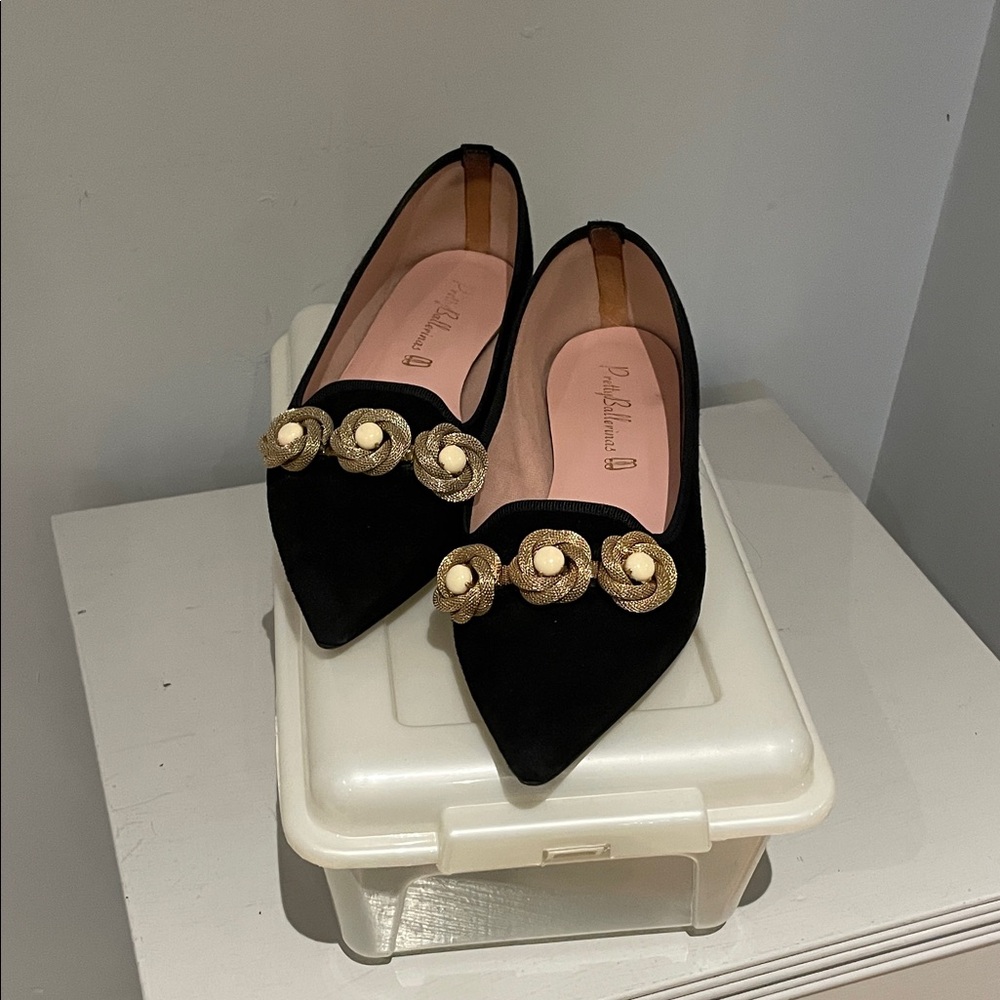 Pretty Ballerina Flats - Size 37 -  Black